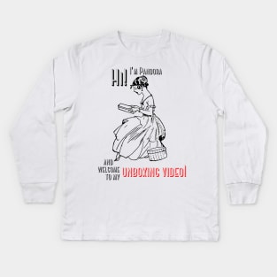 Hi! I'm Pandora Kids Long Sleeve T-Shirt